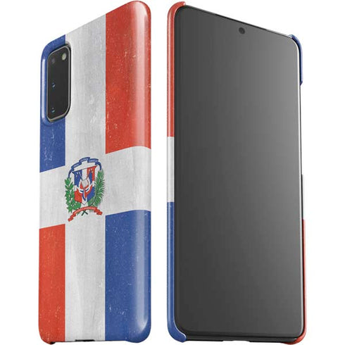 Dominican Republic Flag Distressed Galaxy S20 Lite Case